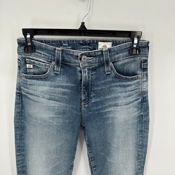 AG Adriano Goldschmeid DENIM NWT Mari High Rise Straight Leg Denim Jean // 00 - Picture 7 of 11